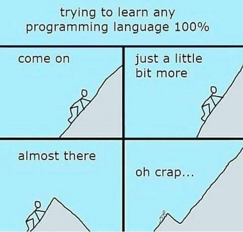 프로그래밍 학습 곡선 프로그래밍 학습 곡선