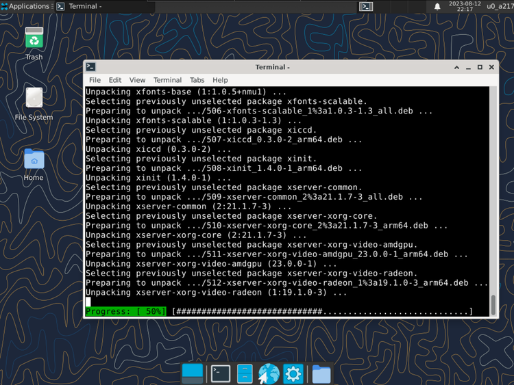 termux 'process completed signal 9 press enter' 해결